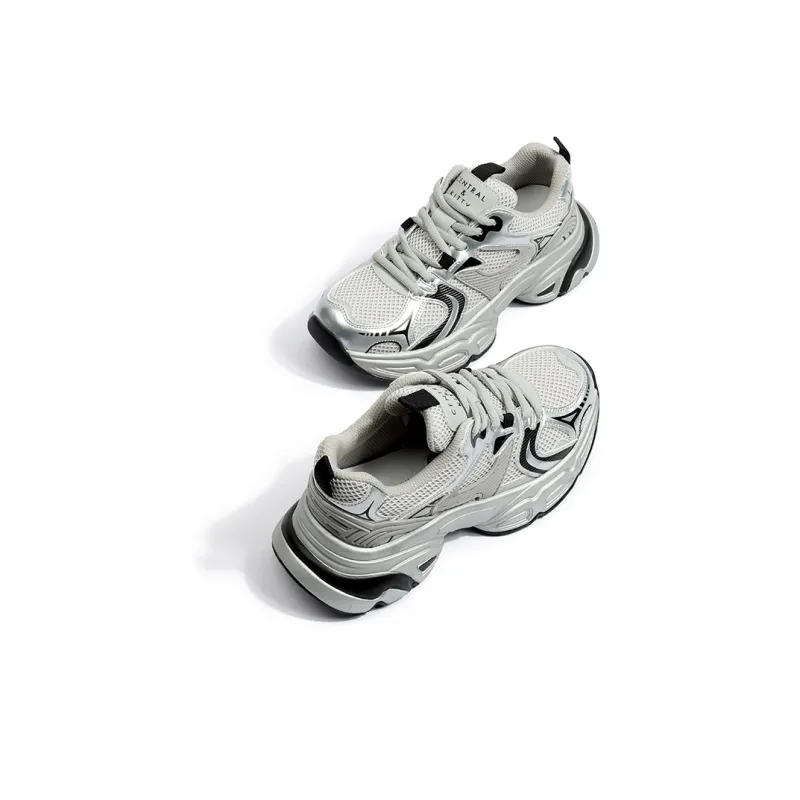 CENTRAL&KITTY Wear-resistant And Lightweight Low-Top Chunky Sneakers Women's-3