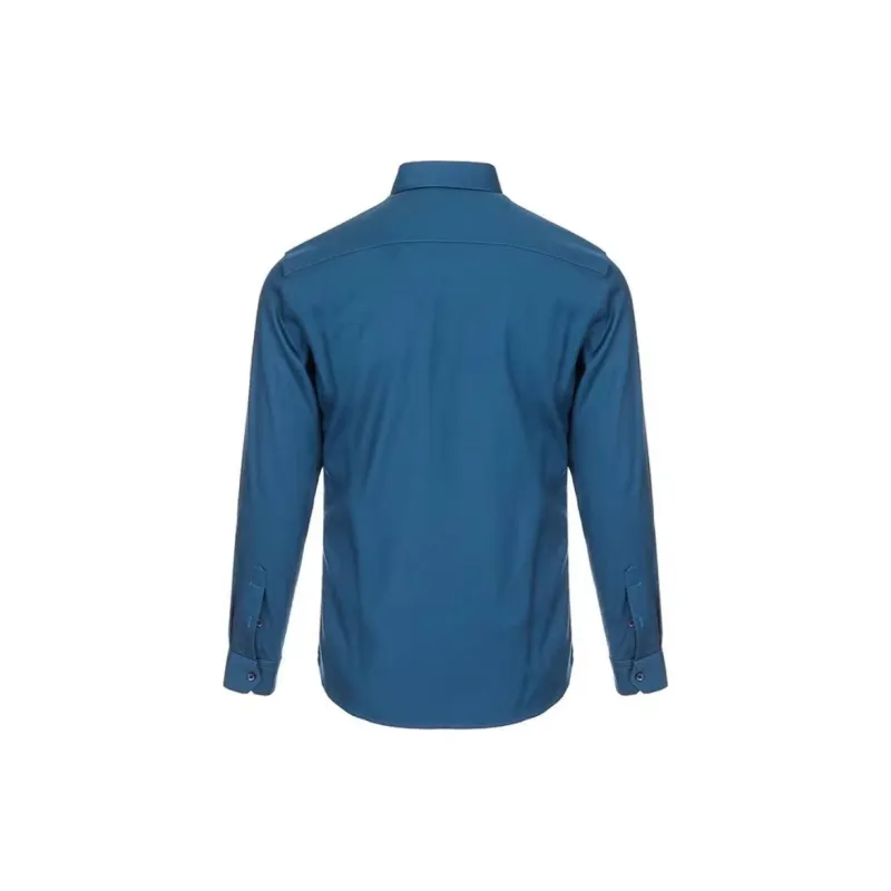 BRAUN BUFFEL Shirt Men's Royal Blue-1