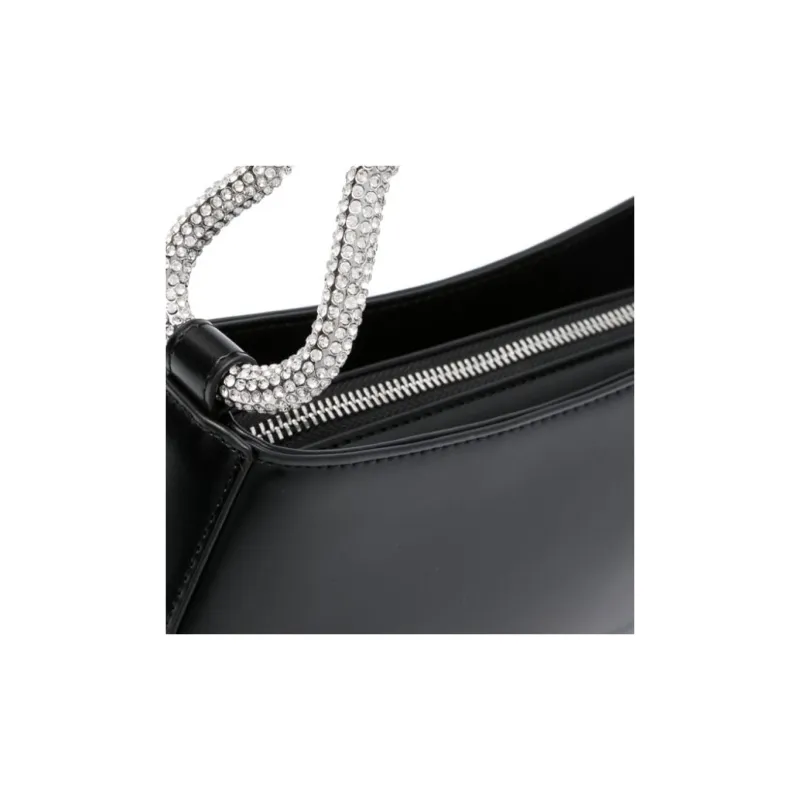CHIARA FERRAGNI Leather Handbag, Shoulder Bag Women's Black-4