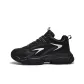Black Gray Unlined Shoes