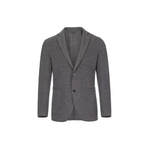 BRAUN BUFFEL Business Suits Men Gray