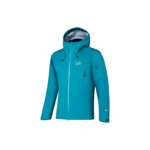 OZARK GEAR Windbreaker Jackets Unisex Turquoise