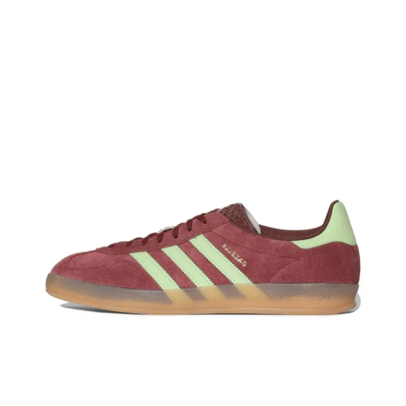 Adidas Gazelle Indoor Shadow Red Semi Spark Green-0