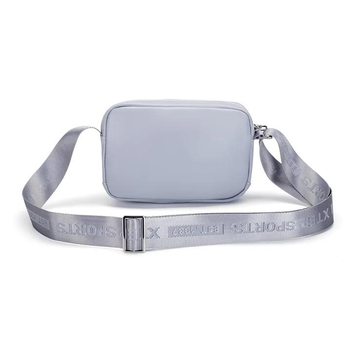 XTEP PU Fanny Pack Regular Unisex Black/Fruit Green/Ecru/Light Purple-10