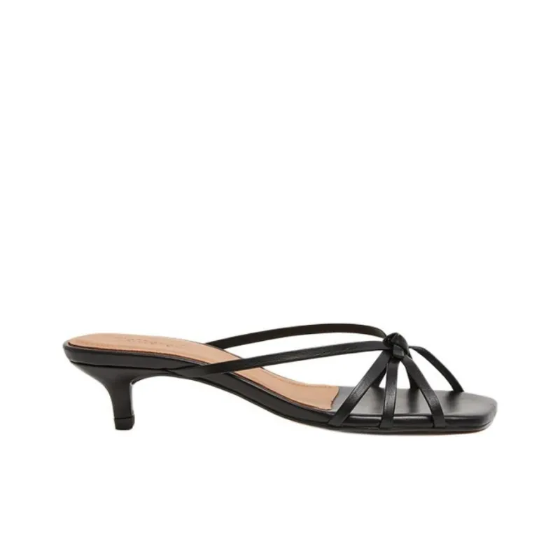 FLATTERED Slide Slippers 3.5cm Women's Black-1