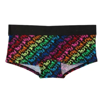 VICTORIA'S SECRET Underpants Women's 1 Pack Multicolor Letter Print