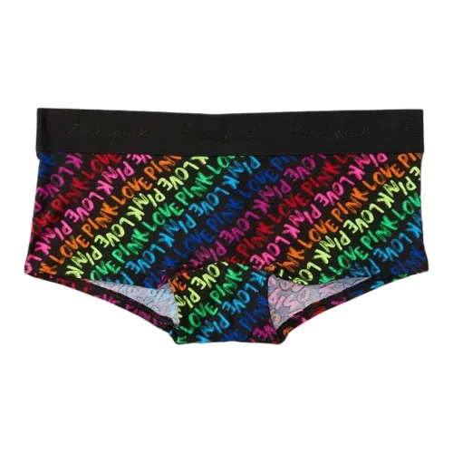 VICTORIA'S SECRET Underpants Women's 1 Pack Multicolor Letter Print