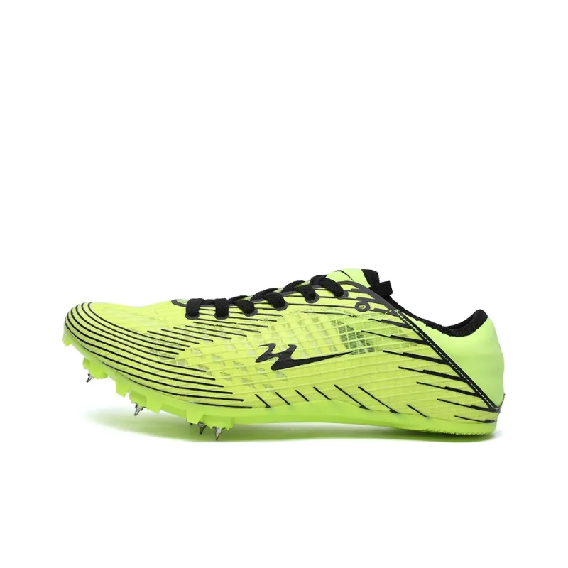Binary Cushioning Anti Slip Wear Resistant Breathable Lightweight Rebound Low Top Running Shoes Unisex Neon Green-0