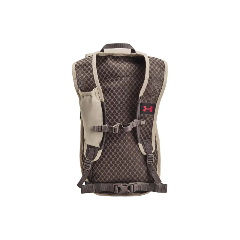 Under Armour Polyester Backpack Regular Men's Timberwolves Gray Brown Silt-2