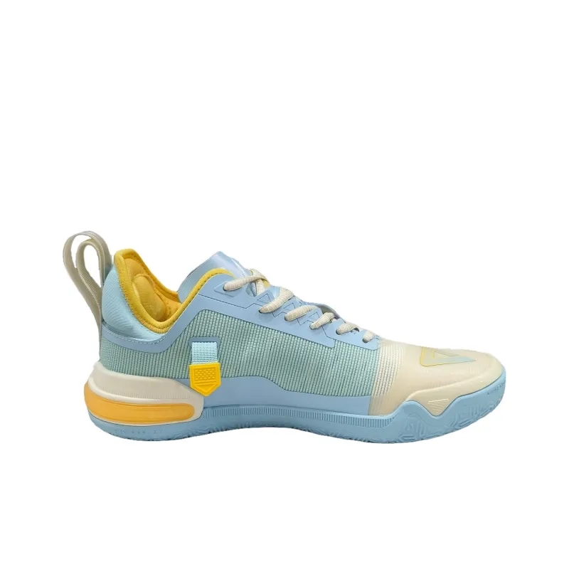 PEAK Wiggins AW1 Cushioning Anti Slip And Wear Resistant Coverage Support Low Top Basketball Shoes Men's White Blue-1