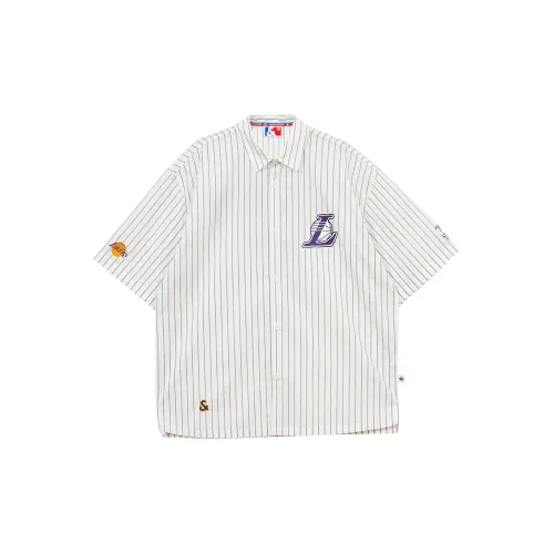 JACK&JONES X Lakers Nba Shirts Unisex A06 Snow White