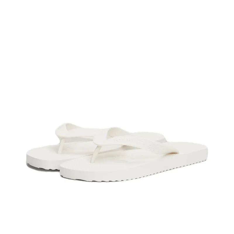 Tommy Hilfiger Slip Resistant Abrasion Resistant Flip Flops Women's White-2