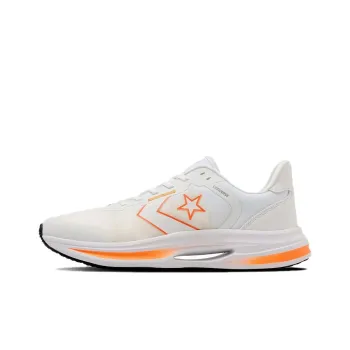 Converse Cavestar Cushioning Wear-Resistant Low-Top Running Shoes Unisex White Orange Japan Version
