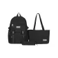 Black Three-Piece Set with Charm