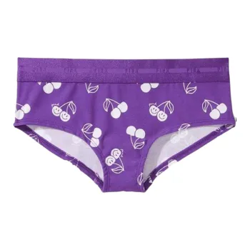VICTORIA'S SECRET Underpants Women's 1 Pack Purple Cherry Print