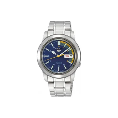 SEIKO Automatic Mechanical Movement Stainless Steel Strap Japanese / Korean Watches Men's Watches Blue Dial