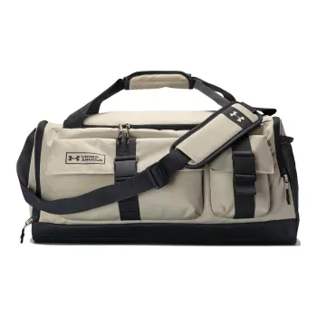 Under Armour Polyester Bonded PU Travel Bag Regular Unisex Khaki Gray