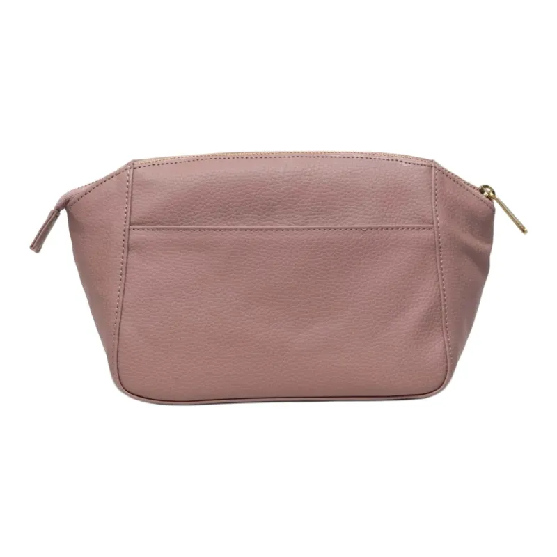 Herschel Pure Vegan Leather Makeup Bag Unisex Gray Rose-2