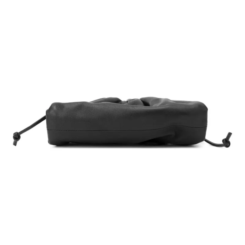 Bottega Veneta POUCH Cloud Bag Calfskin Clutch Shoulder Bag Women's Black-6