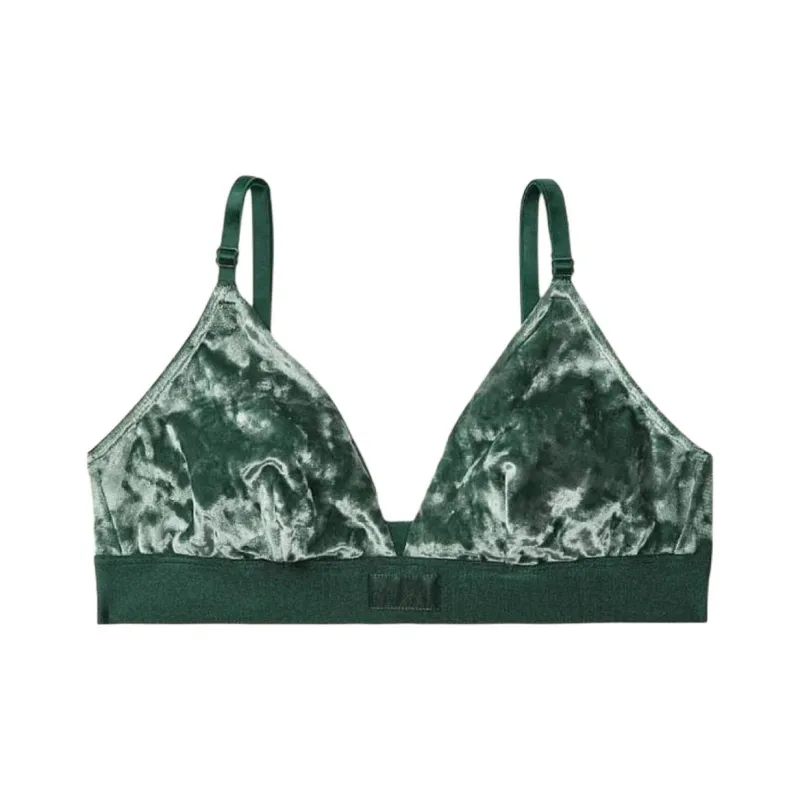 Victoria's Secret Bra Women's Satin Green-0