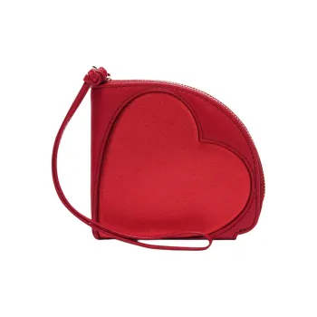 Furla Calfskin Wallets Coin Purses Medium Size Women's Venetian Red