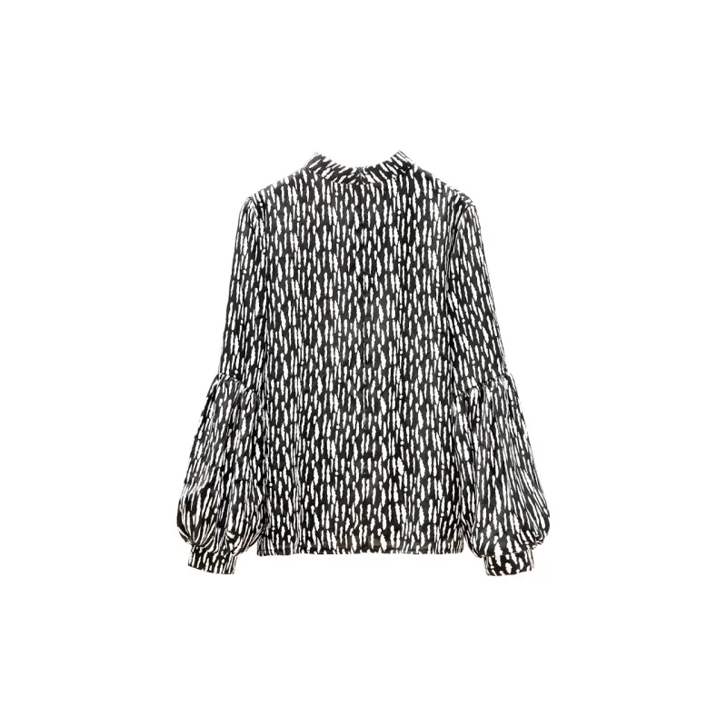 Cypress House Shirt Women's Black With White Stripes-1