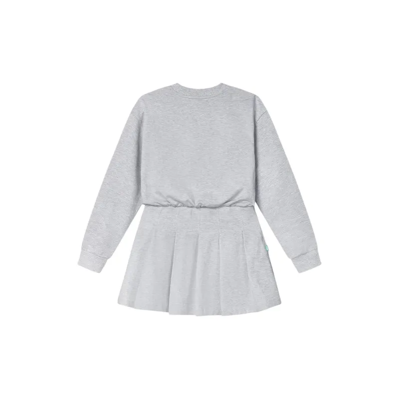 FILA Long Sleeved Dresses Women's Sunny Cloud Heather Gray-1