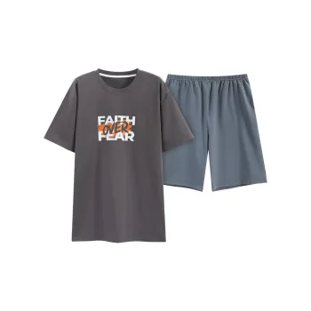 Song Qianya Pajama Set Men's Gray