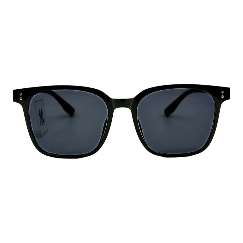 MLB TR/Memory Plastic Square Sunglasses Unisex Black-1
