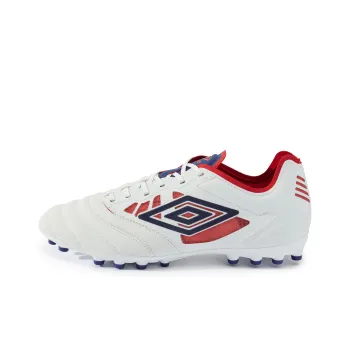 Umbro AG Rubber Short Studs Anti Slip Wear Resistant Soccer Shoes Men's White Red Blue