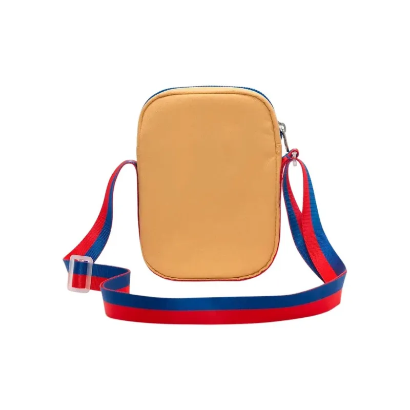 Nike Heritage Fabric Shoulder Bag Women's Celestial Gold/Celestial Gold/Bright Dark Red-2