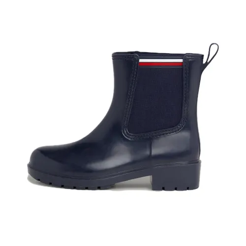 Tommy Hilfiger Chelsea Boots Women's Black/Red White