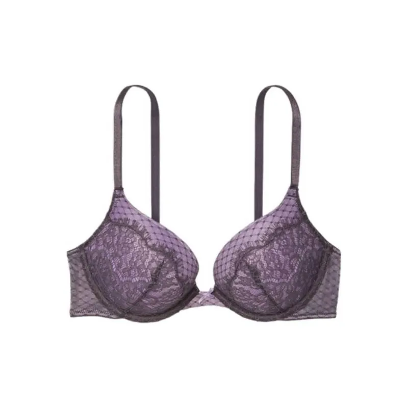 VICTORIA'S SECRET Bra Women's Purple Gray-0