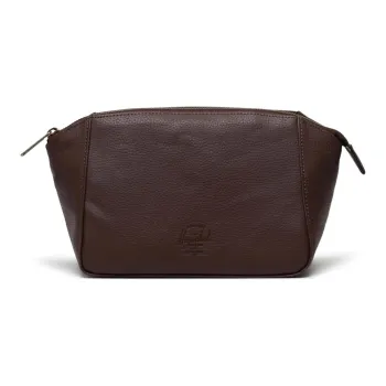 Herschel Polyurethane Toiletry Bag Unisex Chrysanthemum Coffee