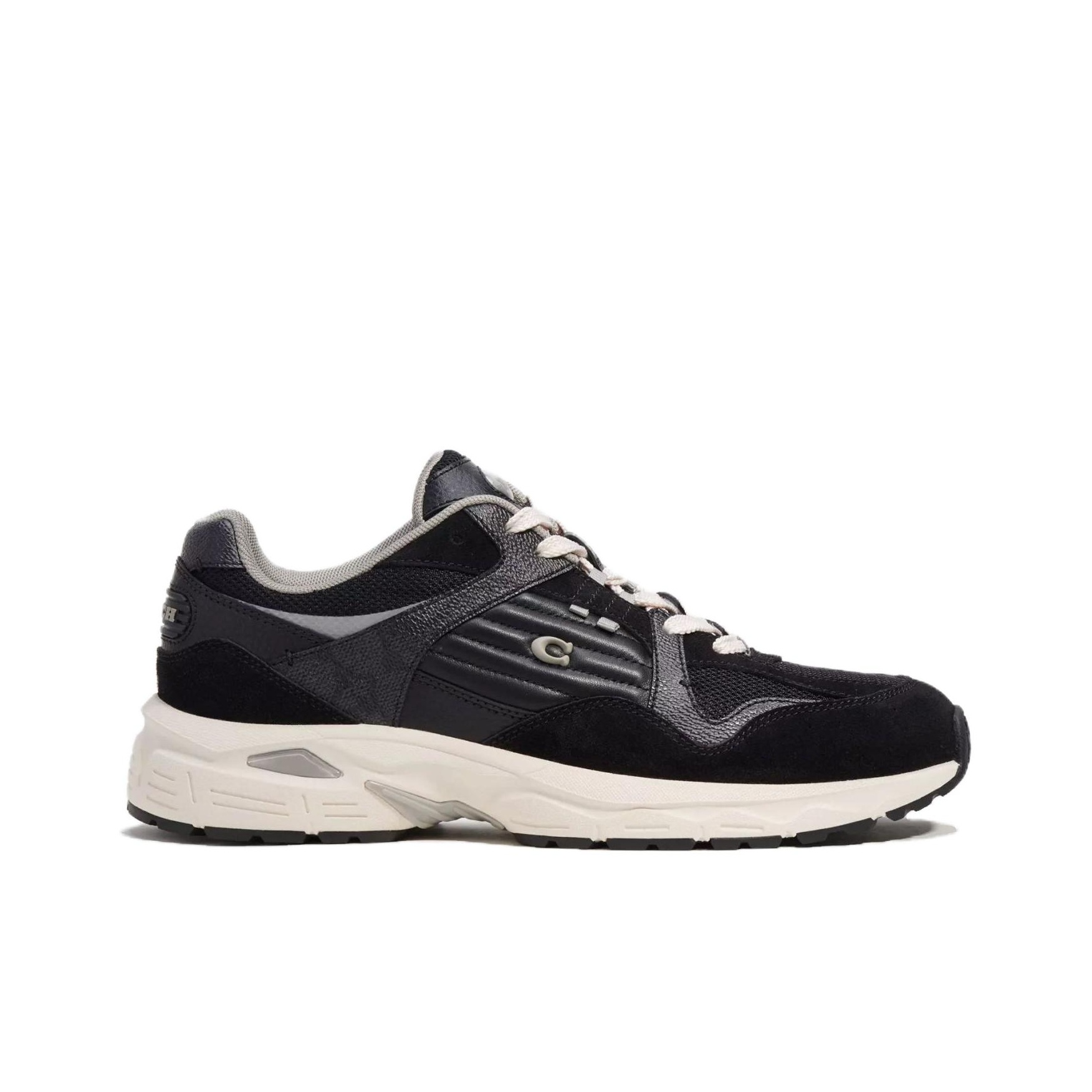 COACH Casual Shoes Men Low-Top Black Original Shoe Box