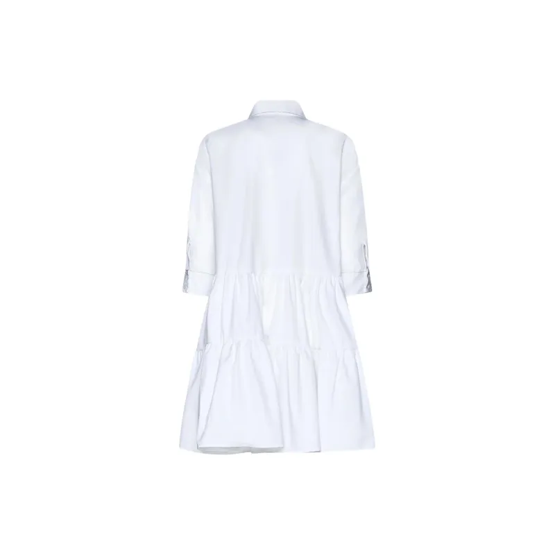 Fabiana Filippi Long Sleeved Ruffled Dress-1