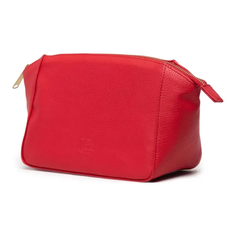 Herschel Pure Vegan Leather Makeup Bag Unisex Red-1