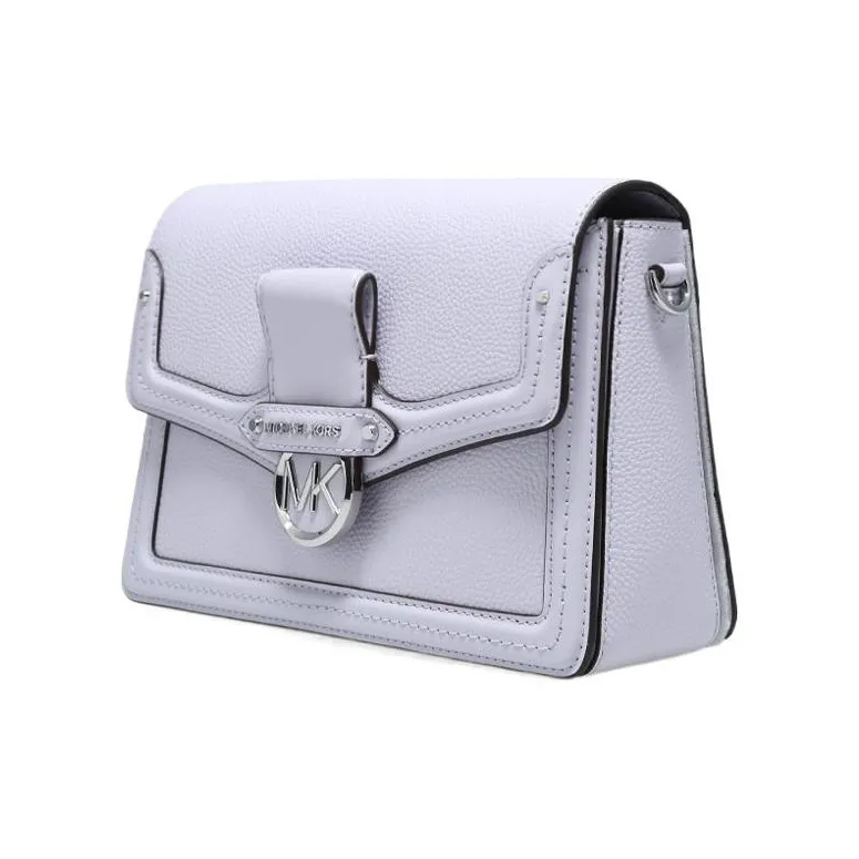 MICHAEL KORS Jessie Leather Cow Leather Shoulder Bag Crossbody Bag Medium Size Women's Haze Purple-2