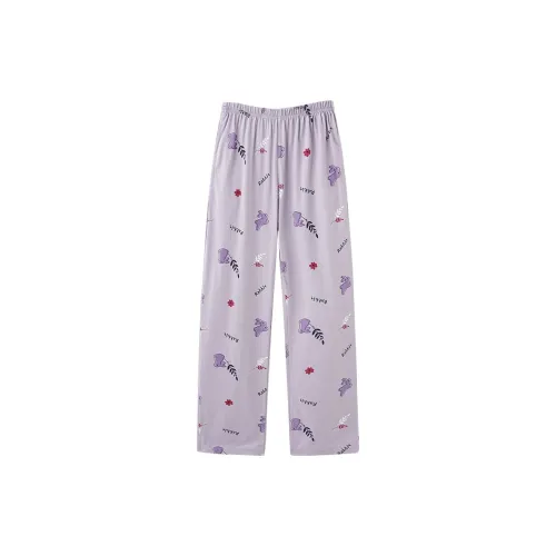 Ordifen Pajama terry pants Women's Purple