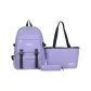 Purple Three-Piece Set with Charm