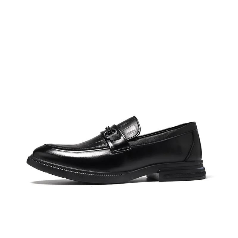 Beidouniao Dress Shoes Men's Black-0