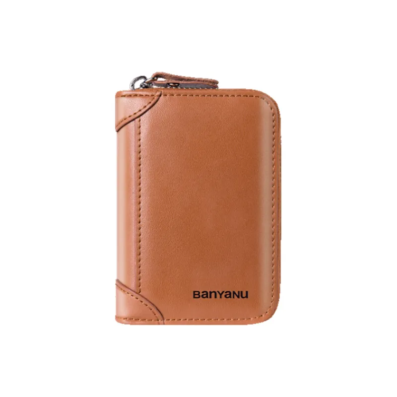 Banyanu Cow Leather Card Holder Regular Unisex Multicolor-18
