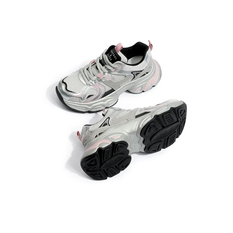 CENTRAL&KITTY Wear-resistant And Lightweight Low-Top Chunky Sneakers Women's-9