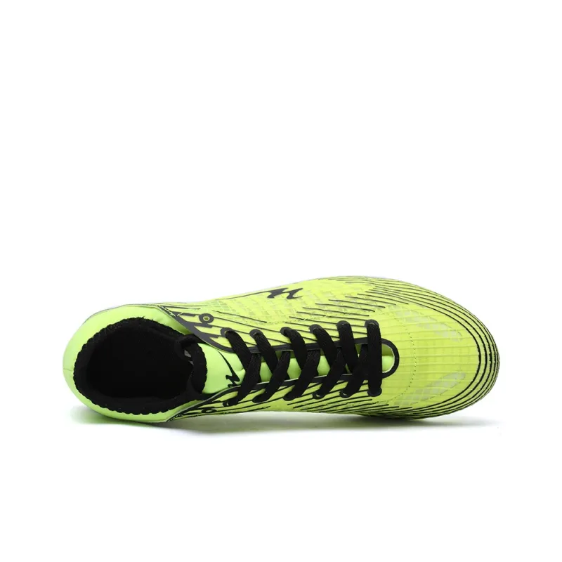 Binary Cushioning Anti Slip Wear Resistant Breathable Lightweight Rebound Low Top Running Shoes Unisex Neon Green-2