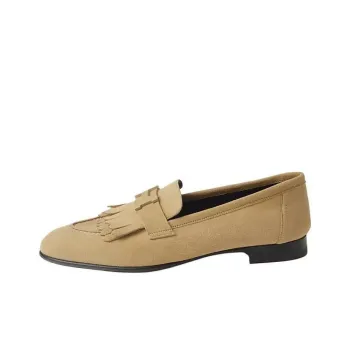 HERMES Royal Loafers Women's Apricot