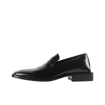 Balenciaga Coin Rim 20mm Loafers Black Leather