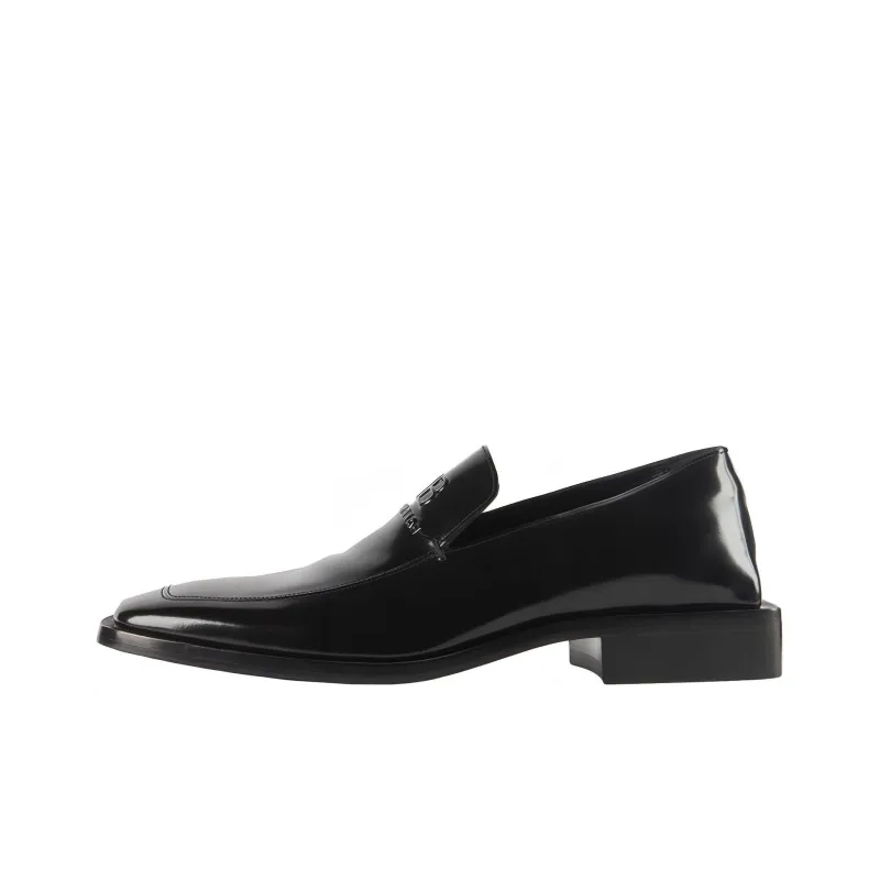 Balenciaga Coin Rim 20mm Loafers Black Leather-0