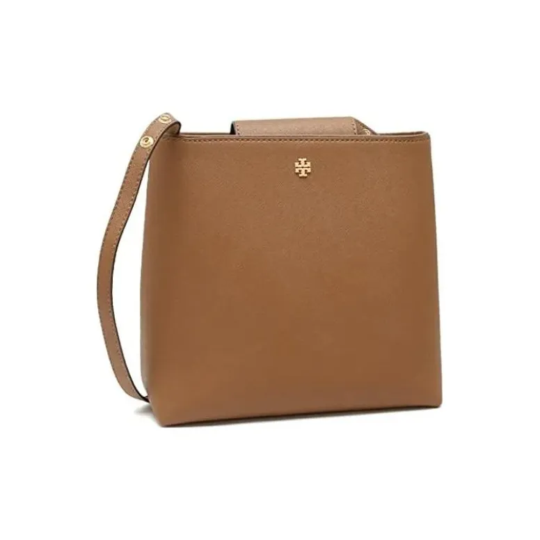 TORY BURCH Emerson Cow Leather Portable Crossbody Bag Shoulder Bag Women's Brown-1