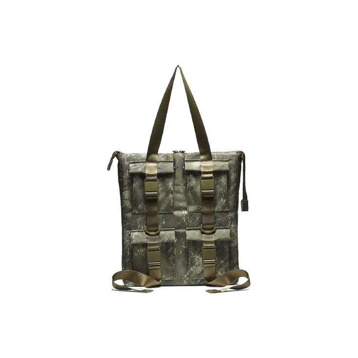 Nike Polyester Tote Bag Shopping Bag Shoulder Bag Crossbody Bag Handbag Regular Unisex Olive Green-0