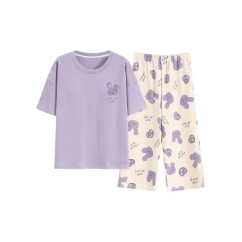 Mulong Family SS24 Pajama Set Women's Purple